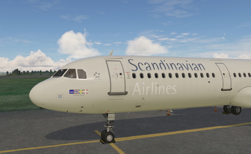 FSLabs A321 IAE Scandinavian Airlines LN-RKK Livery