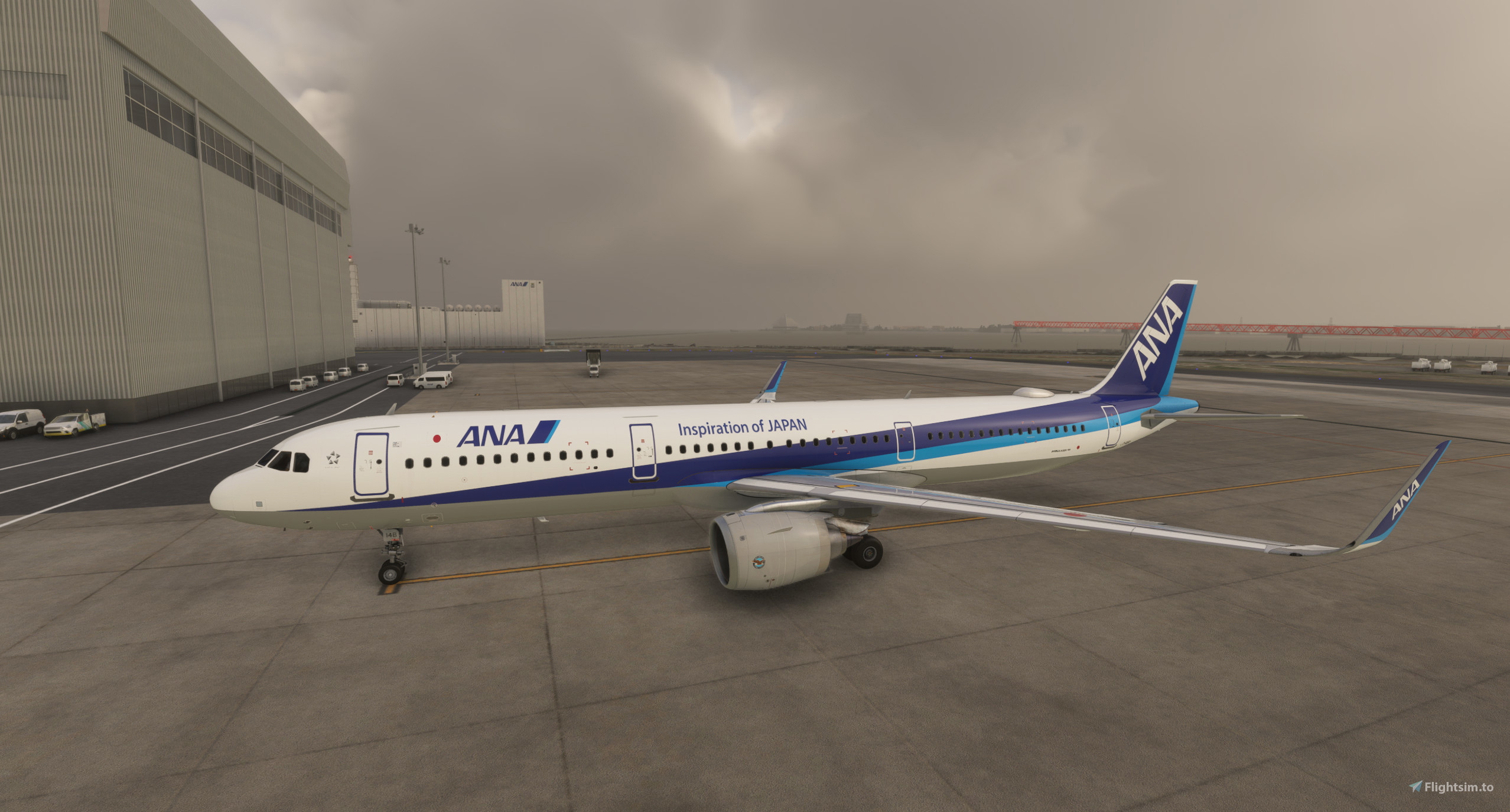 Fslabs A321neo All Nippon Airways JA146A for Microsoft