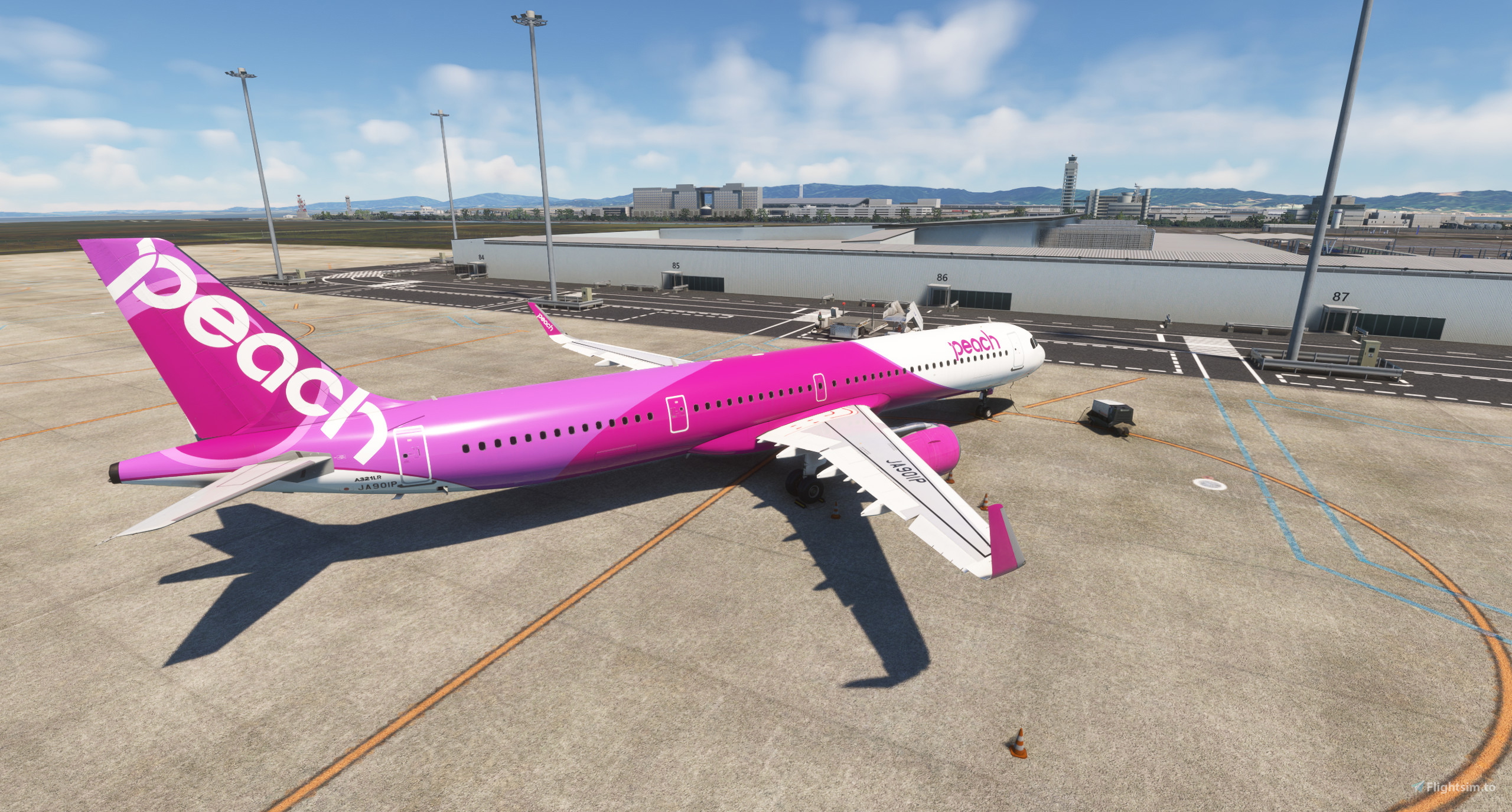 Fslabs A321neo Peach Aviation JA901P for Microsoft Flight