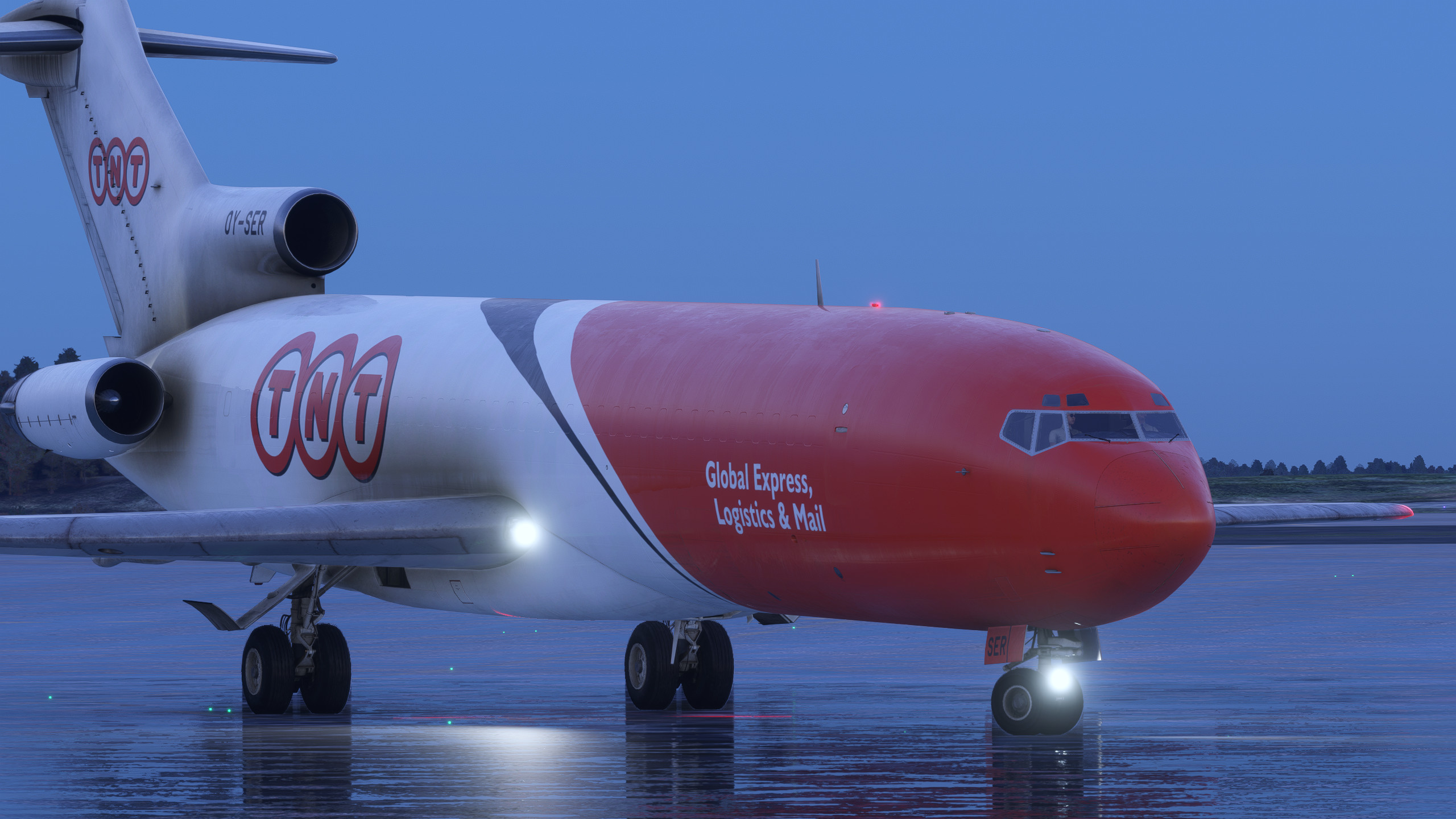 FSS Boeing 727-200F — TNT (Sterling European Airlines) OY-SER