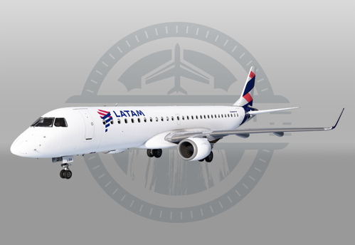 FSS Embraer 195 - LATAM Brasil - PS-LEA (fictional)