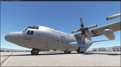 Fuerza Aérea Colombiana | 4K Texture | C-130H Hercules - FAC1001-2019