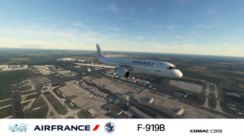 FYCYC C919 Air France F-919B 8K |Fictional
