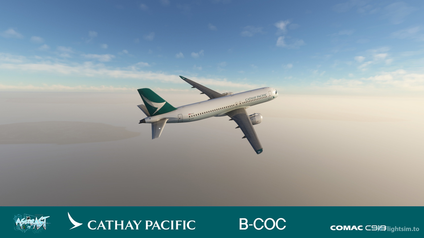 FYCYC C919 Cathay Pacific 國泰航空B-COC 8K |Fictional for Microsoft Flight  Simulator | MSFS
