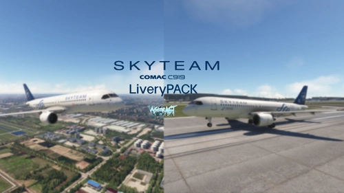 FYCYC C919 Chinese SkyTeam 天合联盟 Livery Pack 8K |Fictional