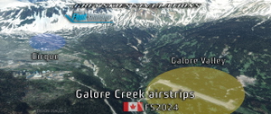 Galore Valley (Uhtlan) Airstrip, Galore Creek, British Columbia BC, Canada thumbnail 9