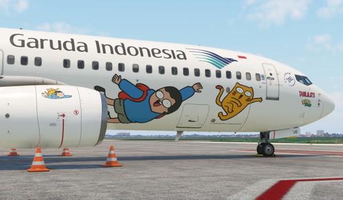 Garuda Indonesia (Ayo Naik Garuda - Tahilalats Ben's World c/s) / PK-GUG