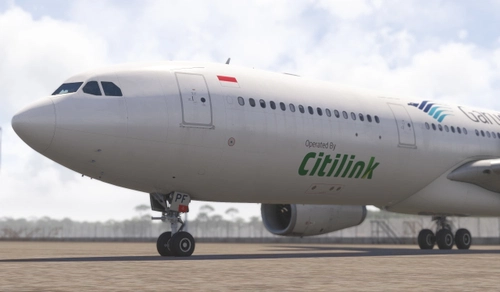 Garuda Indonesia (Operated By Citilink) PK-GPF for iniBuilds A330-300RR MSFS2024