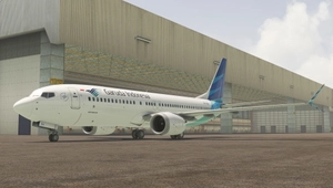 Garuda Indonesia PK-GDA for iFly 737 MAX 8 w/ Cabin thumbnail 3