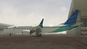 Garuda Indonesia PK-GDA for iFly 737 MAX 8 w/ Cabin thumbnail 6