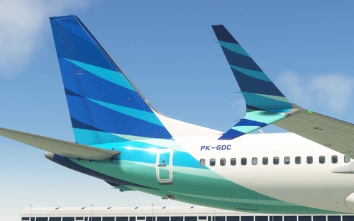 Garuda Indonesia PK-GDC for iFly 737 MAX 8 w/ Cabin
