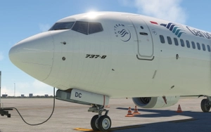 Garuda Indonesia PK-GDC for iFly 737 MAX 8 w/ Cabin thumbnail 5