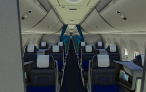 Garuda Indonesia PK-GDC for iFly 737 MAX 8 w/ Cabin thumbnail 8