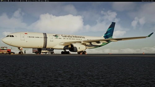 Garuda Indonesia PK-GHA livery Inibuilds A330-300RR MSFS2024 (with cabin)