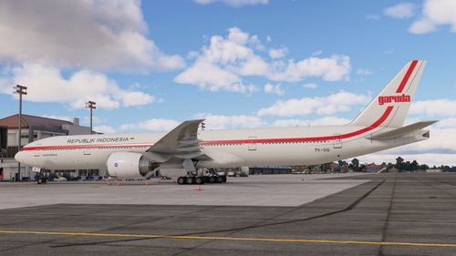 Garuda Indonesia (Retro - Republik Indonesia c/s - no Presidential Seal)  / PK-GIG