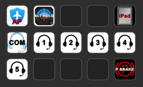 General Aviation Stream Deck (Mk.1/Mk.2) 15 Button Profile