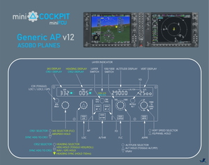 Generic AP Asobo Planes | MiniCockpit miniFCU+miniEFIS | MobiFlight Profile | Full installation thumbnail 1