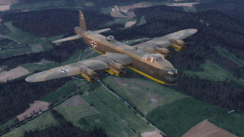 German Captured Short Stirling MG-F N3705