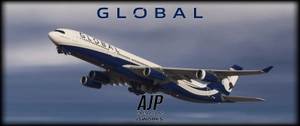 Global Airlines  - Hifly Malta Wetlease - 9H-SUN - Inibuilds A340-300 thumbnail 4