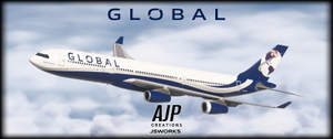 Global Airlines  - Hifly Malta Wetlease - 9H-SUN - Inibuilds A340-300 thumbnail 8
