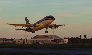 Global Jet Luxembourg [M-RBUS]  | Fenix A319 ACJ thumbnail 2