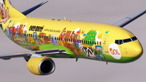GOL Linhas Aereas [PR-GUJ 'Chico Bento'] - PMDG 737-800 thumbnail 4