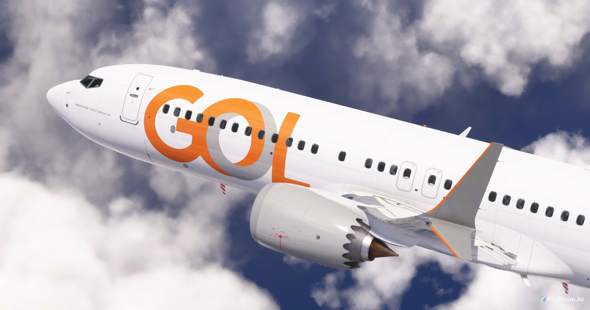 Gol Linhas Aéreas PR-XMS | Asobo 737-8MAX | 8K - Image 1