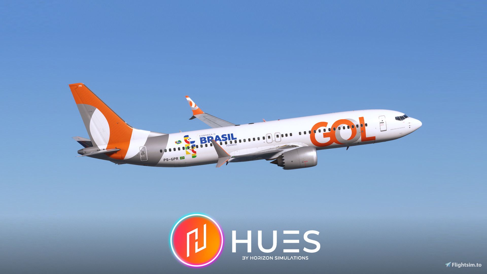 GOL Linhas Aereas [PS-GPR 'Noronha'] w/Cabin - iFly 737 MAX 8 - Image 1