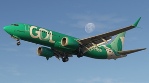GOL (PR-XMR 'Meu Voo Compensa') w/Cabin - iFly 737 MAX8 thumbnail 4