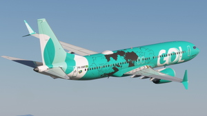 GOL (PR-XMR 'Meu Voo Compensa') w/Cabin - iFly 737 MAX8 thumbnail 3