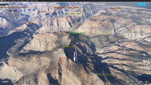 Grand Canyon POI markers