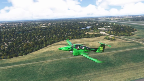 Green Flame Airbrush for Mr Tommymxrs Diamond DA62 mod