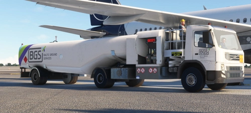 GSX Fuel Truck Livery Baltic Ground Services