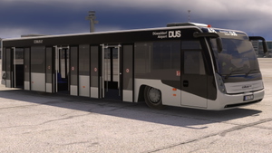 GSX Passenger Bus Repaint Dusseldorf Airport thumbnail 2