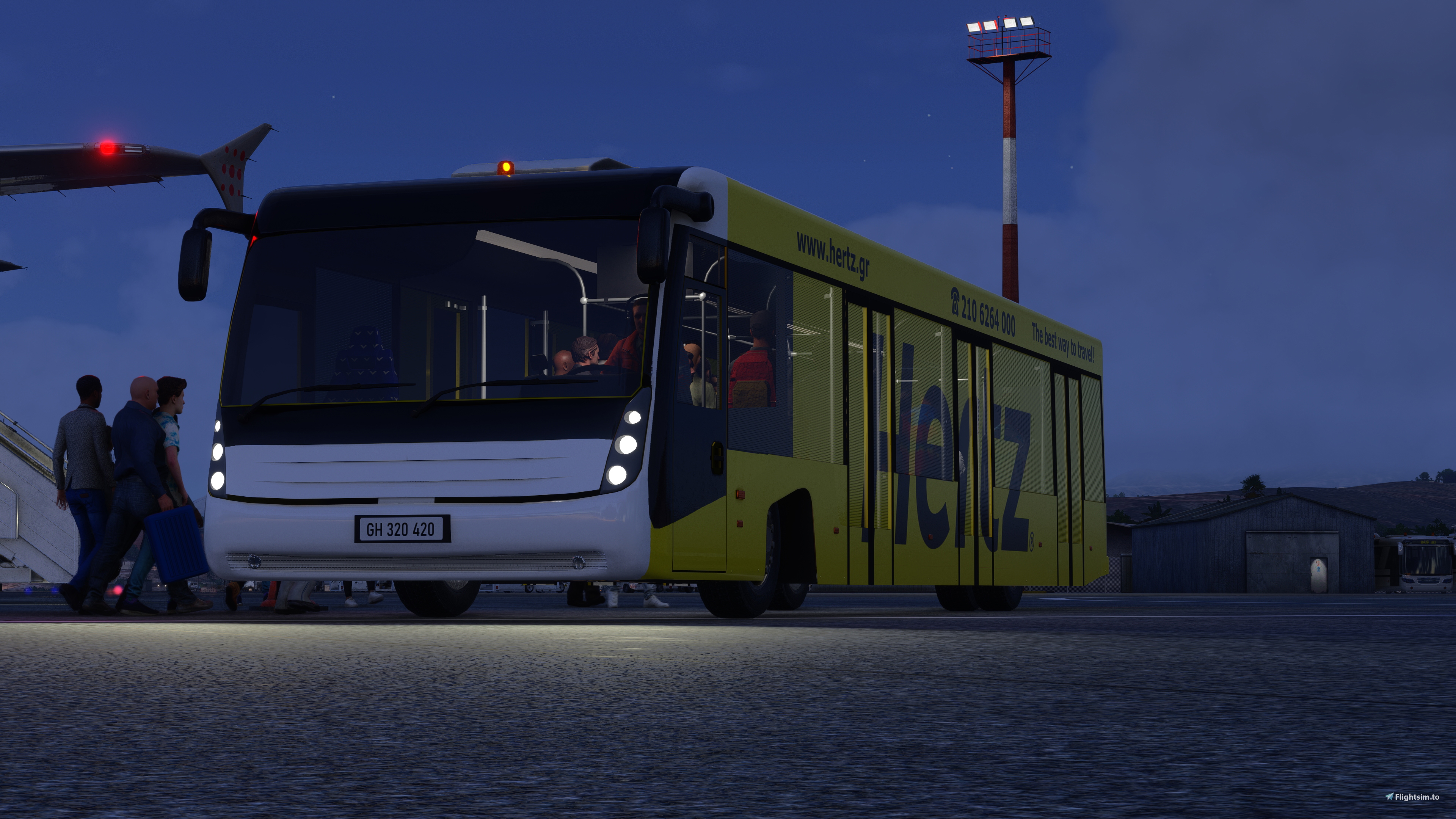 GSX Passenger Bus Repaint Hertz (Greece) - Image 1