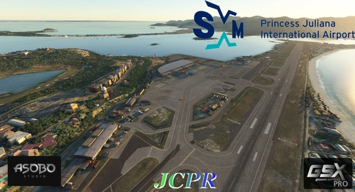 GSX Profile 2020/2024 - TNCM Sint Maarten Princess Juliana International Airport (Asobo)