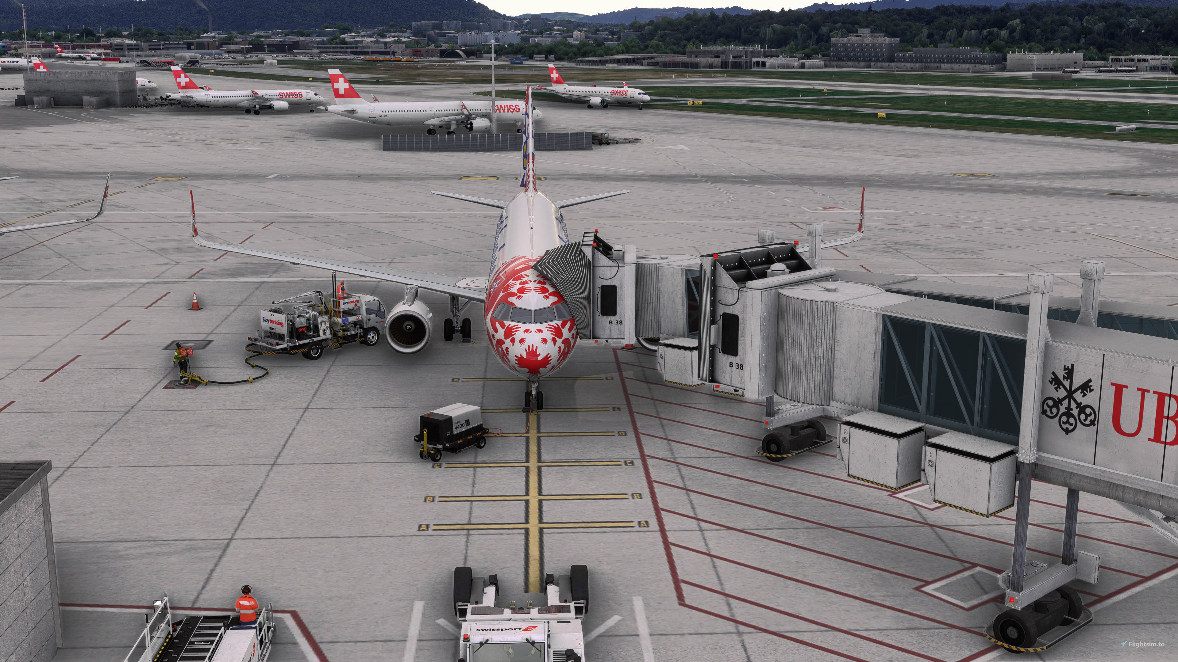 Threads - GSX Profile for MK Studios LSZH Zurich for Microsoft