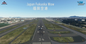 GSX Profile for RJFF Fukuoka Airport by SamScene3D V2 thumbnail 1