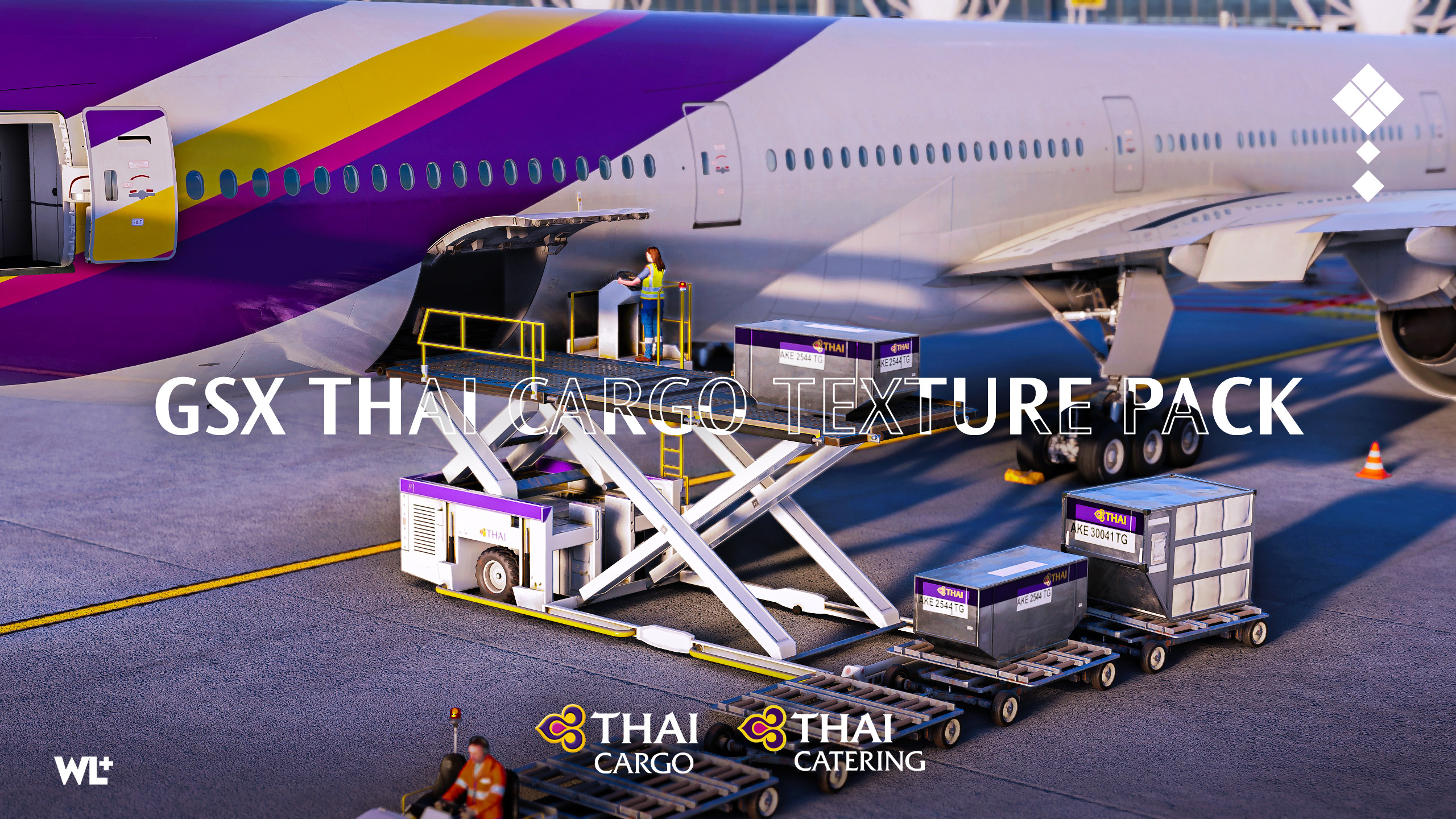 GSX Thai Airways / Thai Catering Services (Texture Replacement) - Image 1