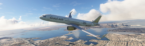 Gulf Air A9C-NA | Sharklet | w/Cabin | Fenixsim A321 | Fictional | Requested