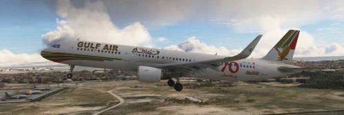 Gulf Air A9C-NB CFM (Sharklet) | 8K & 4K |  Fenixsim A321 | Requested