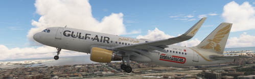 Gulf Air A9C-TD (Sharklet)| Requested | Fenixsim V2
