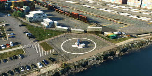 Halifax South End Helipad, Halifax, Nova Scotia, Canada
