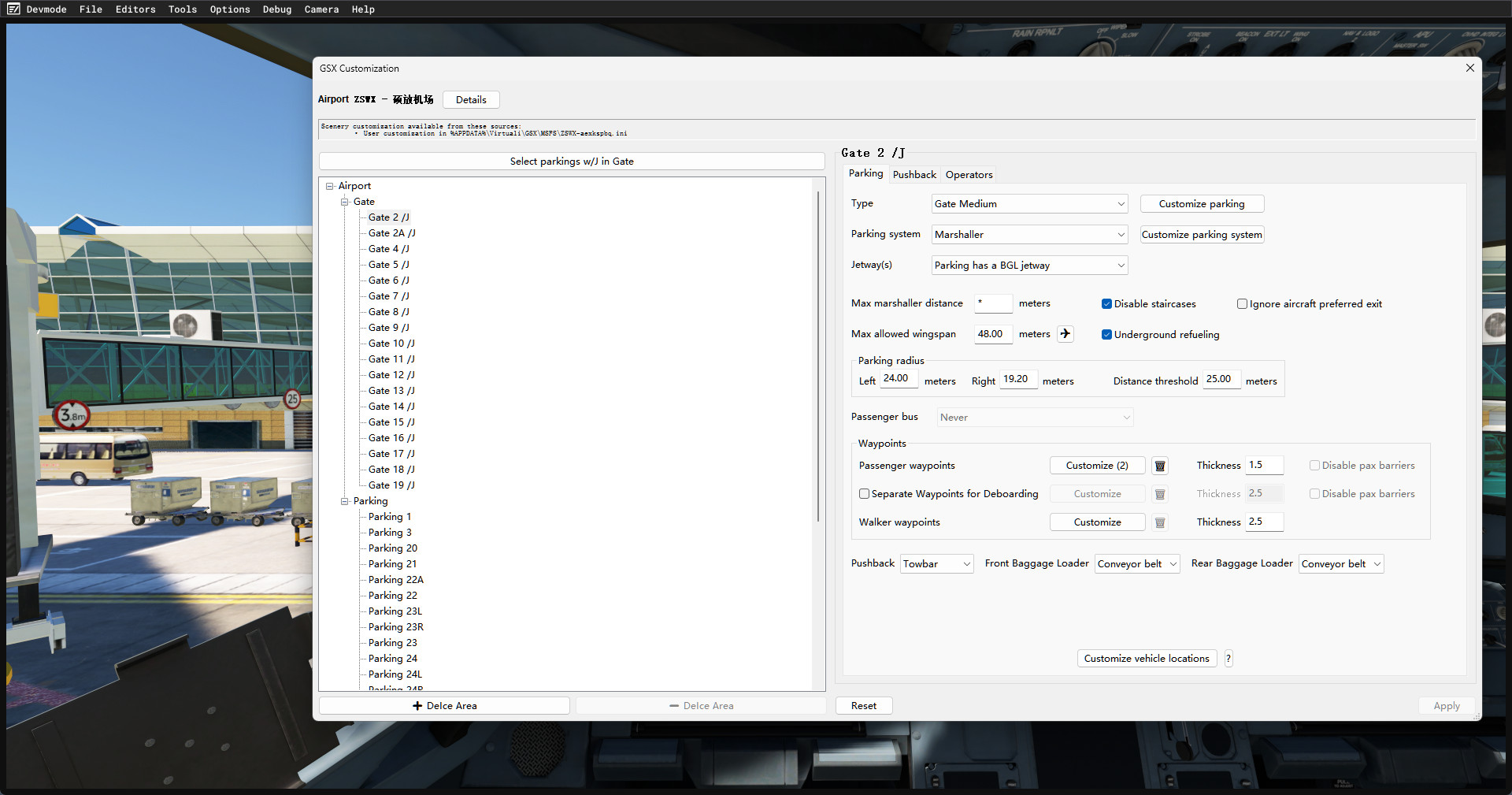 HALUA6683-无锡硕放机场-ZSWX-GSX Profiles - Miscellaneous for MSFS