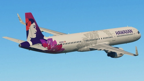 Hawaiian Airlines Airbus A321-214 CFM | Sharklets | Cabin | 8K | MSFS2020 + MSFS2024 | Fenix A321