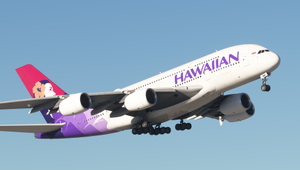 Hawaiian Airlines N388HA Fictional FlyByWire A380X [Cabin] - 8K thumbnail 7