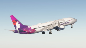 Hawaiian Airlines N773HA Asobo Boeing 737 MAX 8 - 8K thumbnail 3