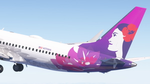 Hawaiian Airlines N773HA Asobo Boeing 737 MAX 8 - 8K thumbnail 5