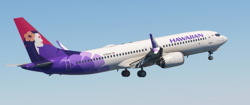 Hawaiian Airlines (N782HA) Fictional iFly 737 Max - 8K