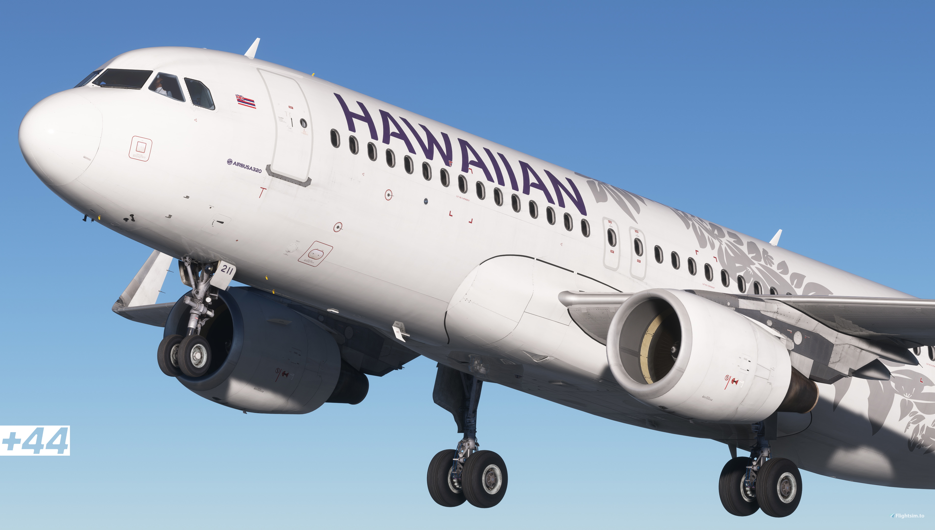 Hawaiian (N211HA) Fenix A320 - 8K - Aircraft Liveries for MSFS